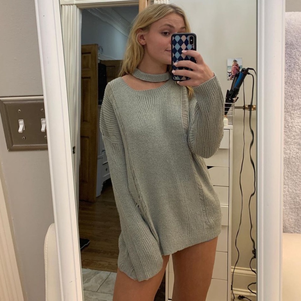 Gray Lush Sweater Size M